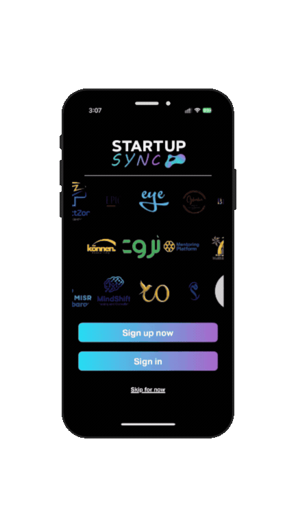 Startup Sync app registration