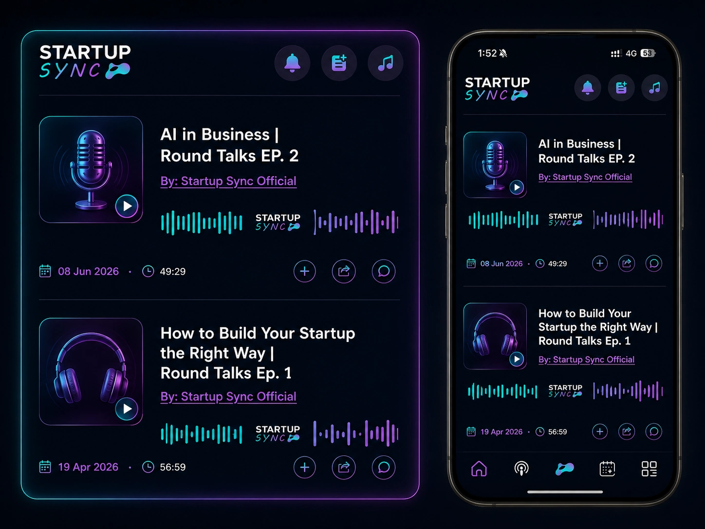 Startup Sync podcasts